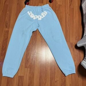 Men's Light Blue Sp5der Authentic Sweats